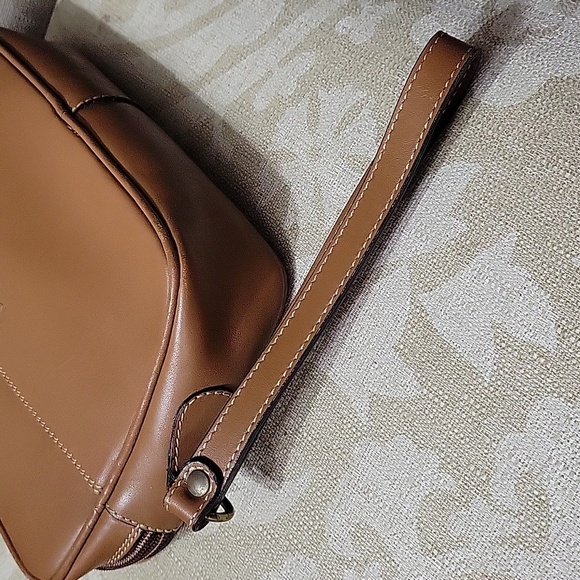 BURBERRYS CLUTCH WRISTLET LEATHER VINTAGE BAG - Picture 14 of 14